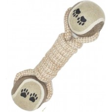 Croci Eco іграшка для собак "Канат зплетений з м'ячами" 6х34 см