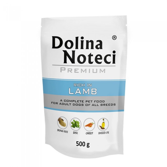 Dolina Noteci Premium вологий корм для собак з ягням 500 г