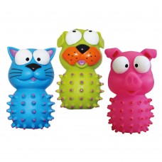 Croci CaniAMici іграшка для собак "Фігурка з масажером для зубів" з пищалкою 14 см