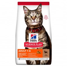 Hill's SP Adult сухий корм для дорослих котів з ягням 1,5 кг