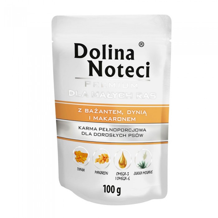 Dolina Noteci Premium вологий корм з фазаном, гарбузом та локшиною 100 г