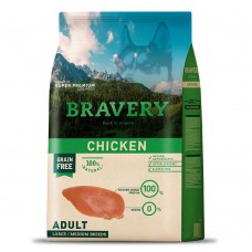 Bravery Chicken Adult Large/Medium сухий корм для собак середніх та великих порід з куркою 4 кг
