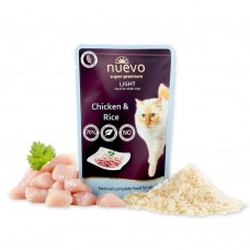 NUEVO LIGHT вологий корм для котів з куркою та рисом 85 г