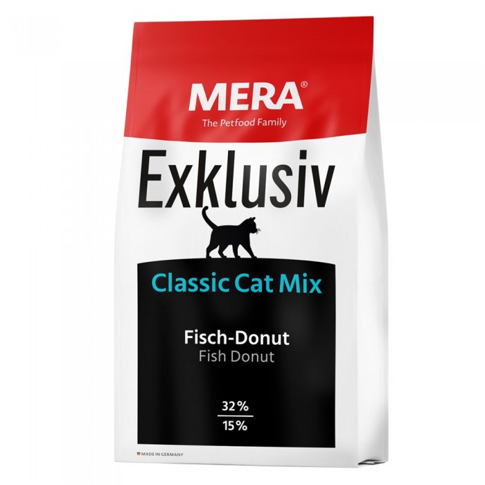 Mera Exklusiv Classic Cat Mix Fish Donut сухий корм для котів з рибою 20 кг