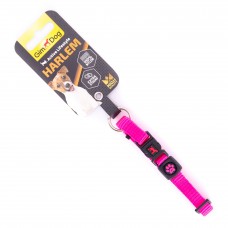 GimDog Harlem нашийник з нейлону для собак мініатюрних та міні порід (рожевий) XS-S