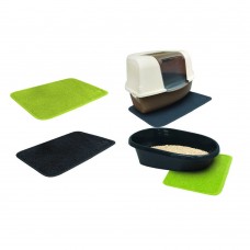 Croci Matty килимок під котячий туалет (зелений/сірий)