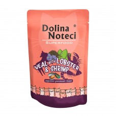 Dolina Noteci Superfood з телятиною, лобстером і креветкою для котів 85 г