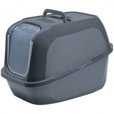 Moderna Mega Deluxe закритий туалет для котів (холодно-сірий)