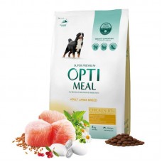Optimeal Dog Adult Maxi сухий корм для собак великих порід з куркою 4 кг