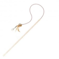 Comfy іграшка  для котів Вудочка з м'ячиком і дзвіночком 40 см