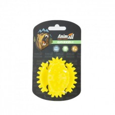 AnimAll GrizZzly іграшка для собак "Мультифункціональний м'яч" (жовтий) 7,5 см