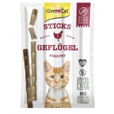GimCat Sticks Poultry - ласощі для котів, зі свійською птицею 4шт.