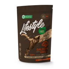 Lifestyle Grain Free Salmon with krill Sterilised Adult Cat для котів з лососем 0,4 кг