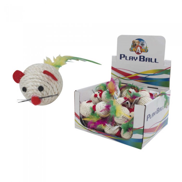 Croci іграшка для котів "Миша Ріо" (біла)