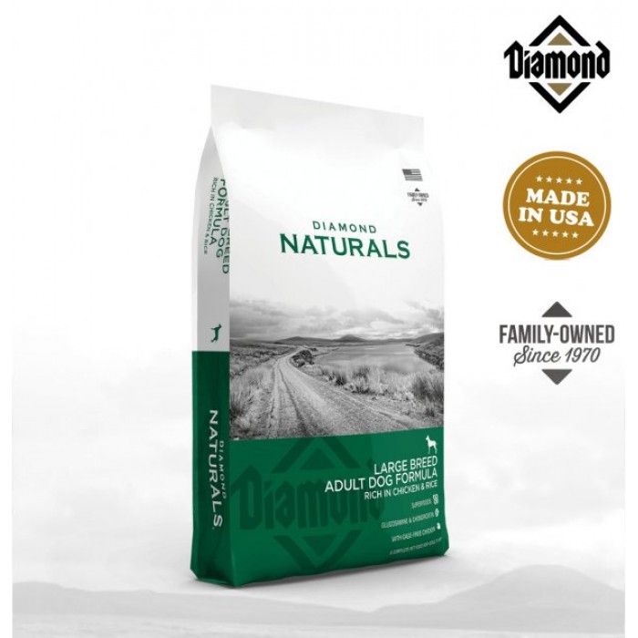 Diamond Naturals Adult Large Breed Chicken & Rice сухий корм для собак великих порід з куркою та рисом 15 кг