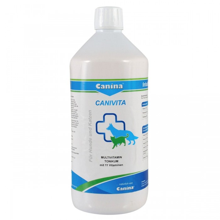Canina Canivita мультивітамінна емульсія для котів та собак 1 л