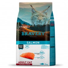 Bravery Salmon Adult Cat Sterilized сухий корм для стерилізованих котів з лососем 2 кг