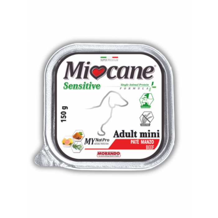 Morando Miocane Sensitive Monoprotein вологий корм для собак з яловичиною 150 г