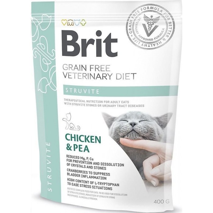 Brit GF Veterinary Diets Cat Obesity з куркою та горохом для котів 400 g