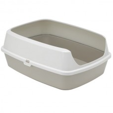 Moderna Maryloo туалет з бортиком для котів (сірий) 50х38х16 см