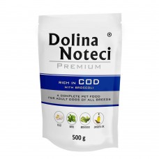 Dolina Noteci Premium вологий корм для собак з тріскою та брокколі 500 г