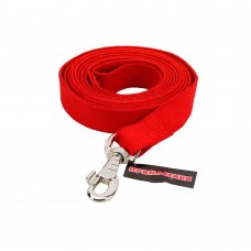 Пухнастики брезентовий повідець для собак L (червоний) 3 м