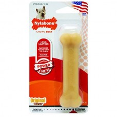 Nylabone Dura Chew Regular іграшка кістка для собак малих порід з м'ясним ароматом 11,4см