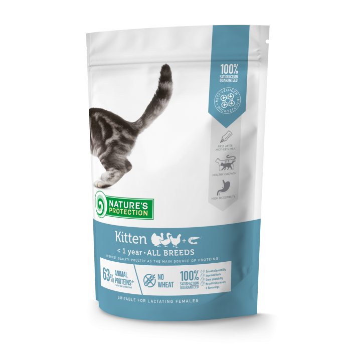 Nature's Protection Kitten сухий корм для кошенят до 1 року 0,4 кг