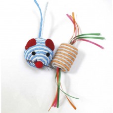 Croci іграшка для котів "Миша/туба" (в асортименті)