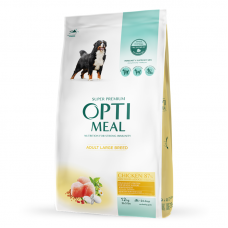 Optimeal Dog Adult Maxi сухий корм для собак великих порід з куркою 12 кг