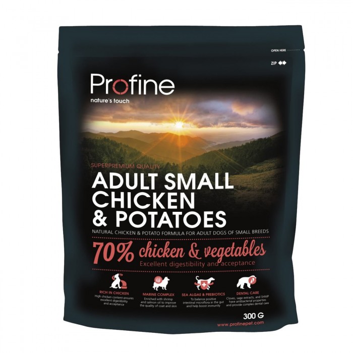 Profine Adult Small сухий корм для маленьких порід з куркою 300 г