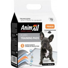 AnimAll Puppy Training Pads пелюшки для собак та цуценят з активованим вугіллям 60×60 см 10 шт