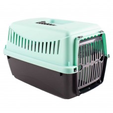 Bergamo Gipsy XS Small Blue переноска з пластиковими дверцятами для котів та собак до 4 кг (синя)