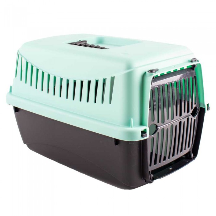 Bergamo Gipsy XS Small Blue переноска з пластиковими дверцятами для котів та собак до 4 кг (синя)