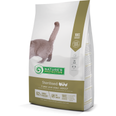 Nature's Protection Sterilised сухий корм для стерилізованих котів та кішок 7 кг