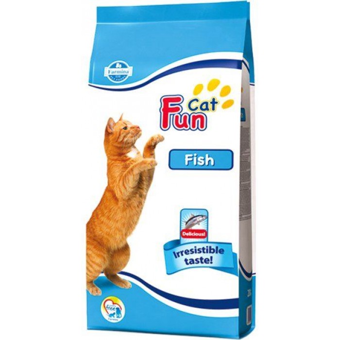 Farmina Fun Cat Fish сухий корм для дорослих котів з рибою 20 кг