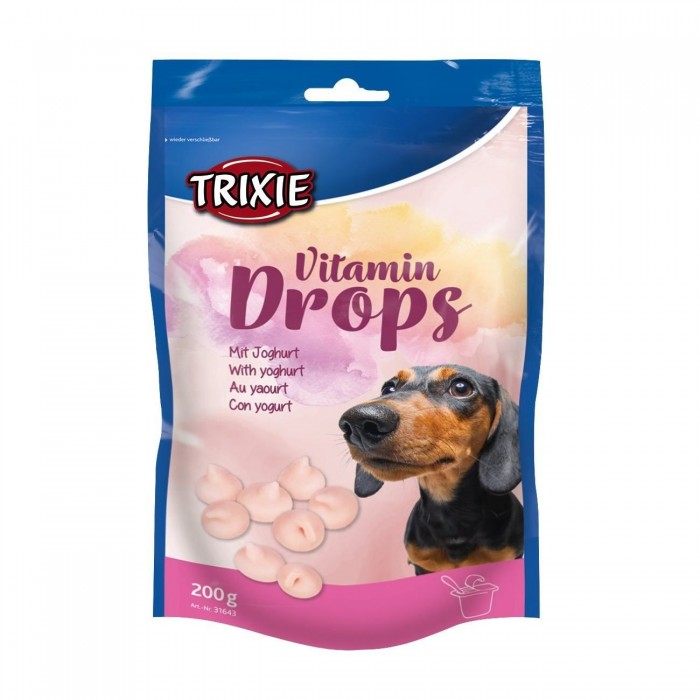 Trixie Drops вітамінізовані ласощі для собак з йогуртом 200гр