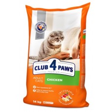 Club 4 Paws Premium Adult Cat Chicken сухий корм для котів з куркою 14 кг