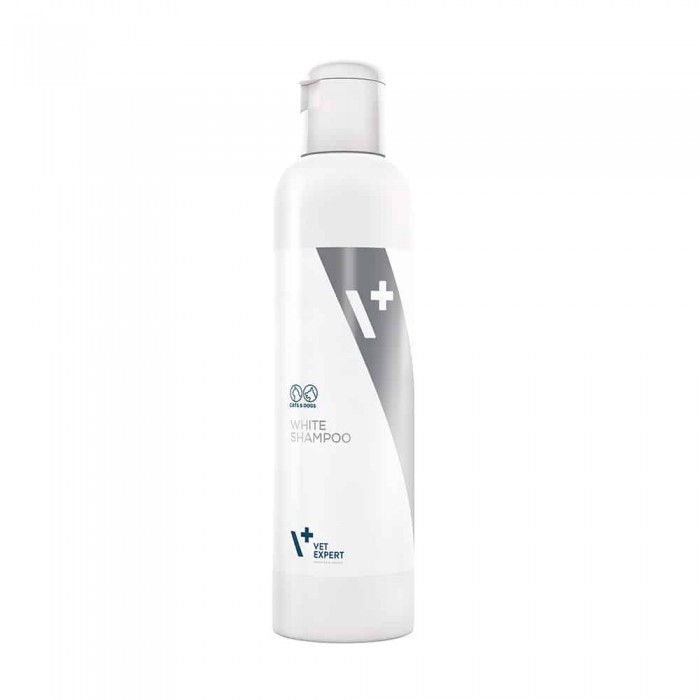 Vet Expert White Shampoo шампунь для котів і собак зі світлим забарвленням шерсті 250 мл