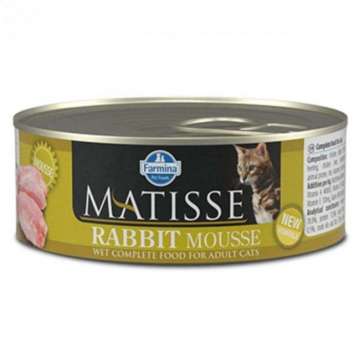 Farmina Matisse Cat Mousse Rabbit вологий корм для котів з кроликом 85 г