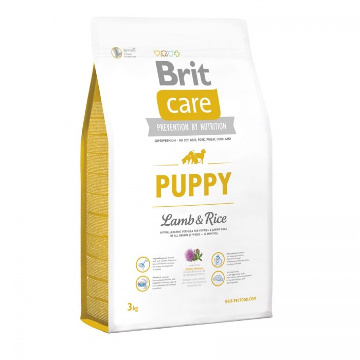 Brit Care Puppy Lamb and Rice для цуценят всіх порід 3 кг