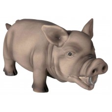 Trixie іграшка для собак порося хрюкаюче з пищалкою 21 см