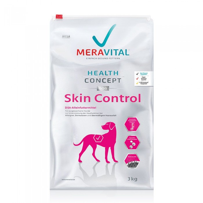 MERA MVH Nassfutter Skin Control при дерматозі та випаданні шерсті 3кг