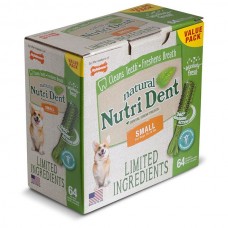 Nylabone Nutri Dent Natural Mini ласощі для чистки зубів у собак мініатюрних порід 20шт/уп