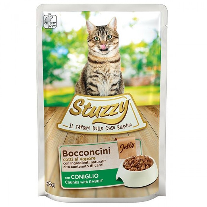 Stuzzy Cat Rabbit вологий корм для котів з кроликом в желе 85 г
