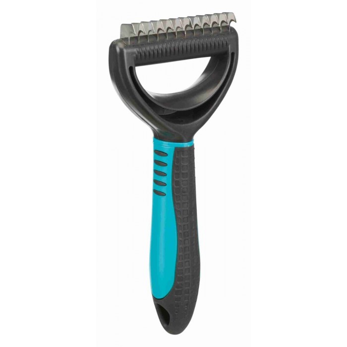 Trixie ковтуноріз універсальний з широкими зубцями для догляду за шерстю собак і котів 7х18см