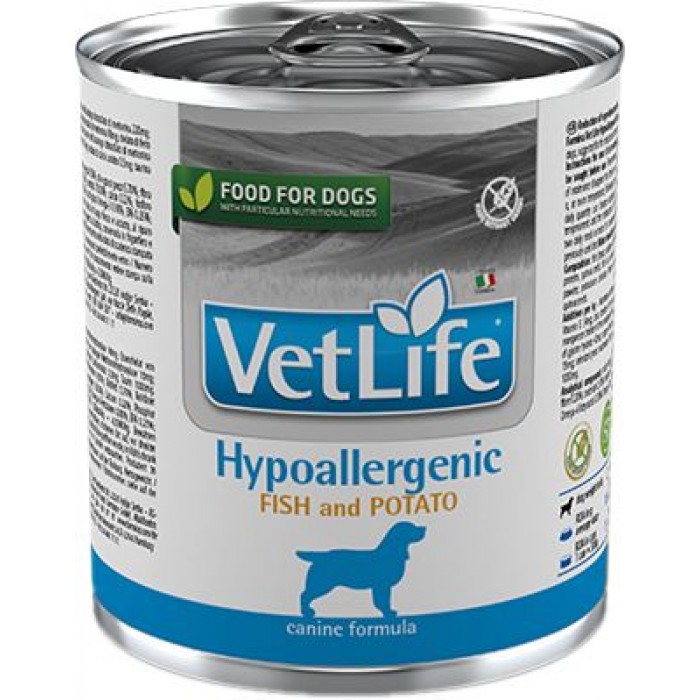 Farmina Vet Life Hypoallergenic Fish & Potato вологий дієтичний корм для собак при харчовій алергії 300 г