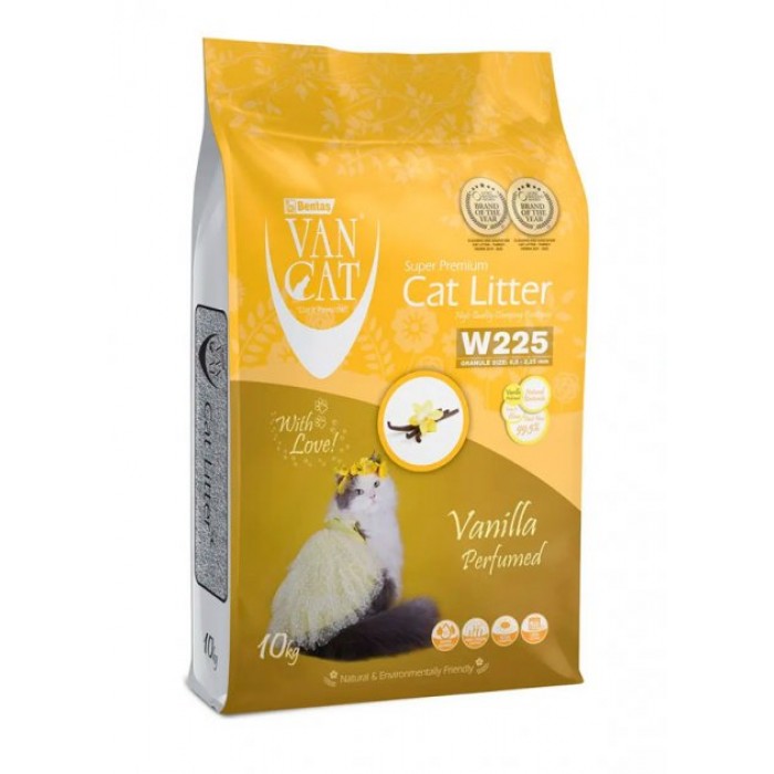 VanCat Vanilla бентонітовий наповнювач для котів з ароматом ванілі 10 кг