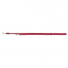 Trixie Cavo повідець-перестібка для собак великих та гігантських порід червоного кольору розмір: L-XL 2м/18мм