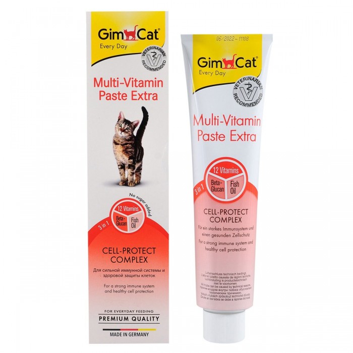 GimCat Multi-Vitamin Paste Extra - мультивітамінна паста для котів 200гр